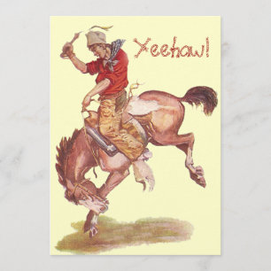 Invitación Fiesta Cowboy