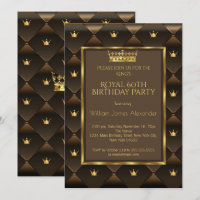 Fiesta Cumpleaños 60 del Rey Corona Chocolate Dora