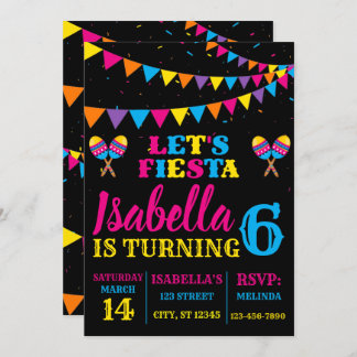 Invitación Fiesta Cumpleaños Cinco De Mayo