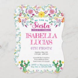 Invitación Fiesta, cumpleaños de Cinco de Mayo