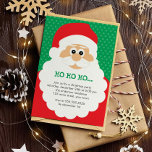 Invitación Fiesta Cute Santa Navidades<br><div class="desc">Invitaciones para fiestas de vacaciones Diseños de Babystar</div>