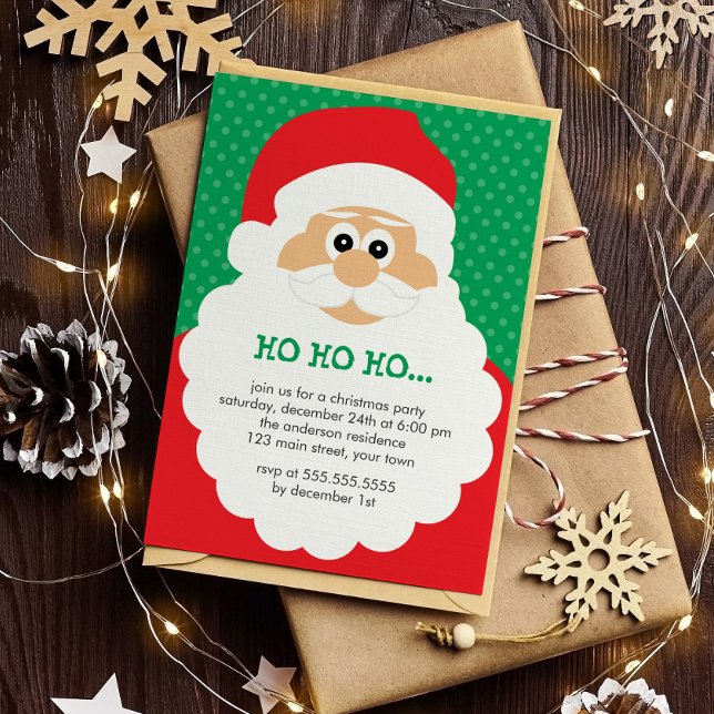 Invitación Fiesta Cute Santa Navidades (Subido por el creador)