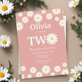 Invitación Fiesta de 2º cumpleaños de la Floral Bohemiana de