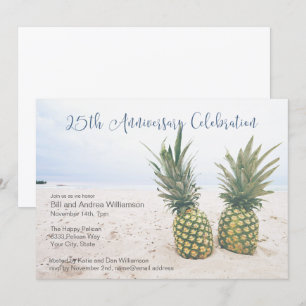 Invitación Fiesta de 25º Aniversario Tropical
