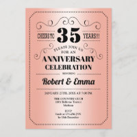 Fiesta de 35º Aniversario de Boda - Coral