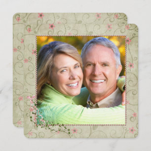 Invitación fiesta de 40 años con foto