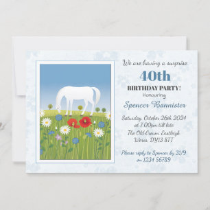 Invitación Fiesta de 40 Años de la Sorpresa Ecuestre