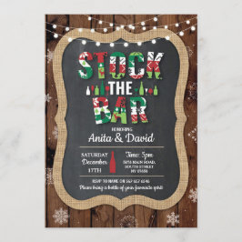 Invitación Fiesta de Abastecer el Bar para la Boda del Pareja