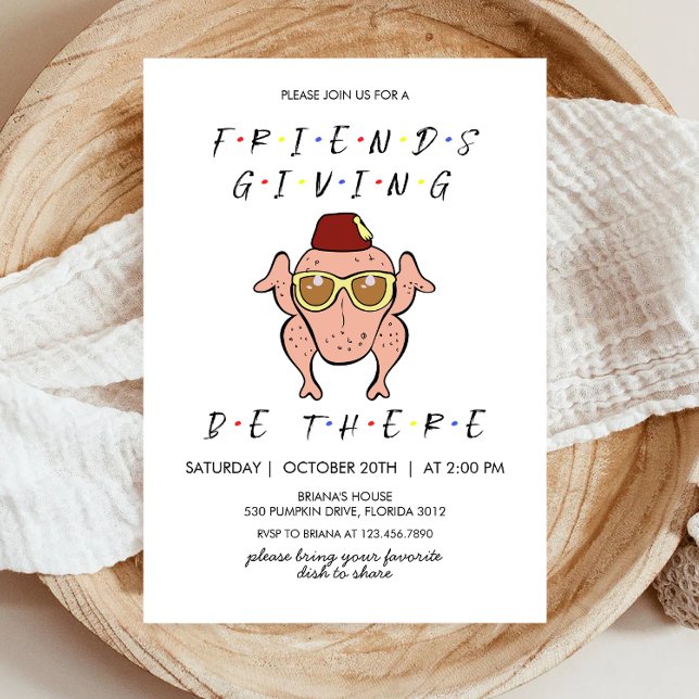 Invitación Fiesta de Acción de Gracias (Subido por el creador)