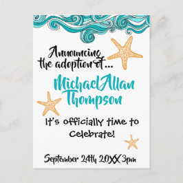Invitación Fiesta de adopción de Starfish