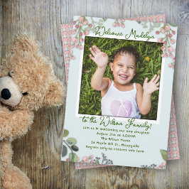 Invitación Fiesta de Adopción Hija