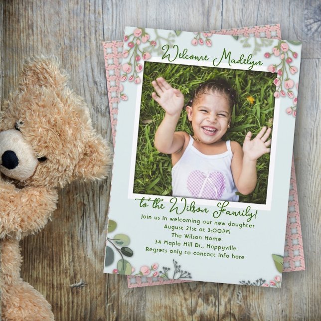 Invitación Fiesta de Adopción Hija (Subido por el creador)