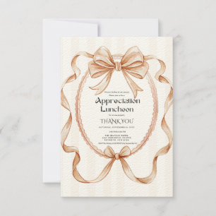 Invitación fiesta de agradecimiento de lazo boho