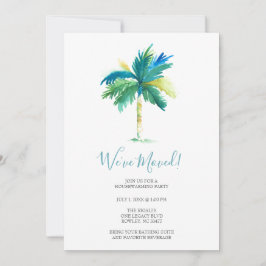 Invitación Fiesta de agua tropical de la playa