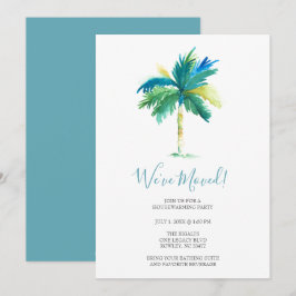 Invitación Fiesta de agua tropical de la playa