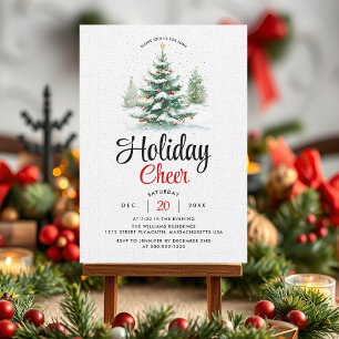 Invitación Fiesta de alegría por las fiestas de Navidad