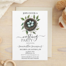 Fiesta de anidación Fiesta alternativo Baby Shower