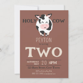 Invitación Fiesta de Animales de la Granja de Cumpleaños de l