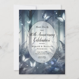 Invitación Fiesta de Aniversario Alas a la Luz de la Luna y M