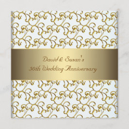 Invitación Fiesta de aniversario de bodas de oro 50
