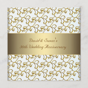 Invitación Fiesta de aniversario de bodas de oro 50