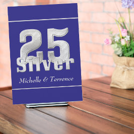 Invitación Fiesta de aniversario de bodas de plata a los 25 a