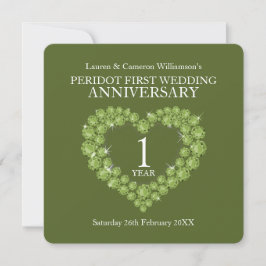 Invitación fiesta de aniversario de bodas número 1 1 año peri
