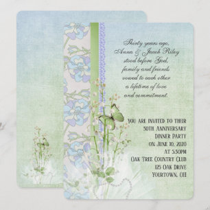 Invitación fiesta de aniversario de lirio de los valles