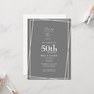 Invitación Fiesta de aniversario número 50 Still The One