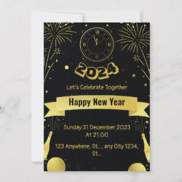Invitación Fiesta de Año Nuevo
