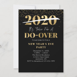 Invitación fiesta de Año Nuevo 2020