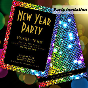 Invitación Fiesta de Año Nuevo chismoso