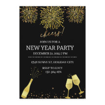 Fiesta de Año Nuevo con Champagne y Fuegos Artific