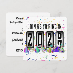 Invitación Fiesta de Año Nuevo del Odómetro 2027