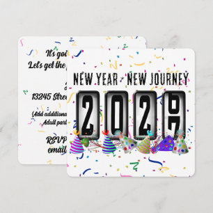 Invitación Fiesta de Año Nuevo del Odómetro 2027