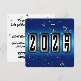 Invitación Fiesta de Año Nuevo del Odómetro 2027