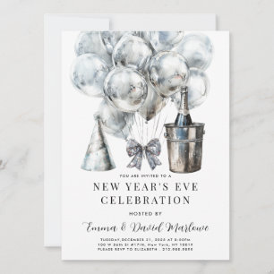 Invitación Fiesta de Año Nuevo Moderno