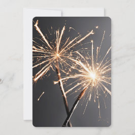 Invitación Fiesta de Año Nuevo Sparklers