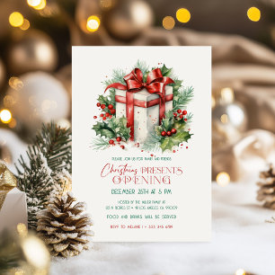 Invitación Fiesta de apertura de Navidad actual