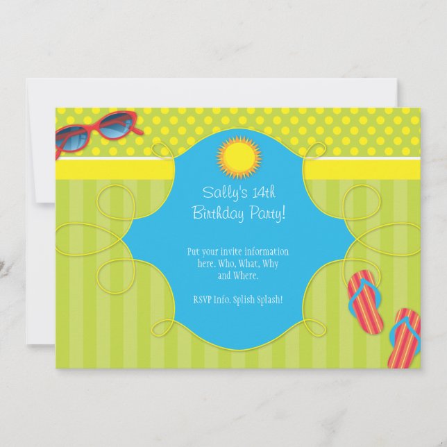 Invitación Fiesta de aplastamiento (Anverso)