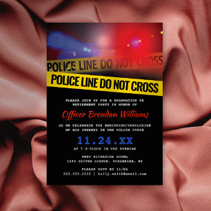 Invitación Fiesta de aplicación de la ley policial