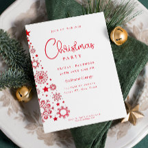 Fiesta de árbol de Navidad Rojo Blanco Festivo