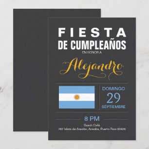 Invitación Fiesta de Argentina