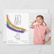 Fiesta de arte de color Cumpleaños