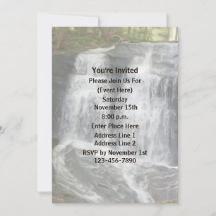 Invitación Fiesta de arte de la naturaleza de pintura de casc