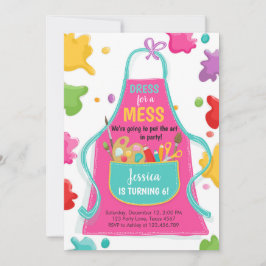 Invitación Fiesta de arte Fiesta de artesanía de pintura de c