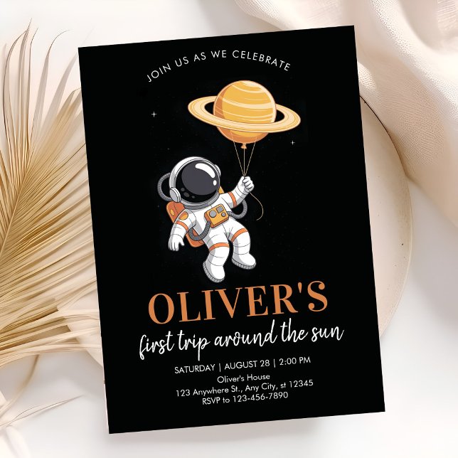 Invitación Fiesta de Astronautas (Subido por el creador)