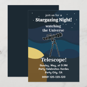 Invitación Fiesta de Astronomía en el Cielo Nocturno con Tele
