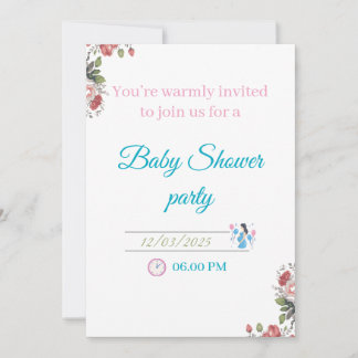 Invitación FIESTA de Baby Shower