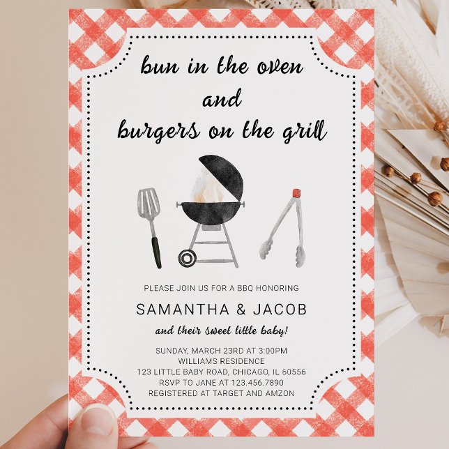 Invitación Fiesta de Baby Shower al BBQ (Subido por el creador)